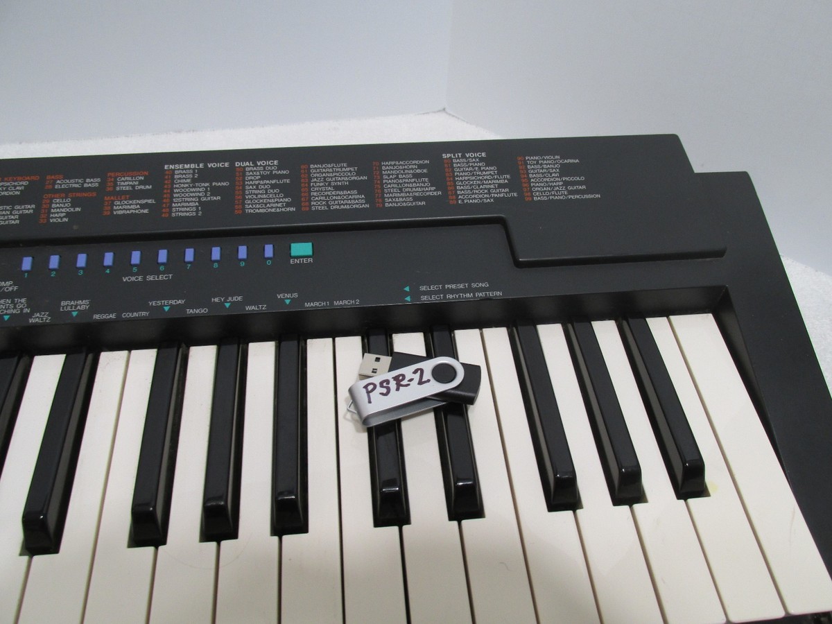 Yamaha 49 Key PSR2 Electronic Keyboard With Original Adapter for