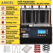 Car Fuel Injector Cleaner Tester Ultrasonic Cleaning Machine GDI EFI FSI Piezo