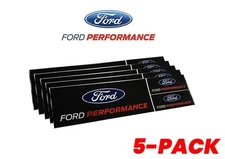 Ford Performance Logo Decal Decals Emblem Sticker Sheets - 5 Pack