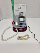 Clarity Alto Severe Hearing Loss Big Button Amplified Corded Phone TESTED WORKS