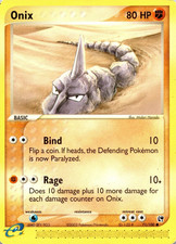 Onix 71/100 Sandstorm Regular Light Play LP Pokemon DNA GAMES on eBay