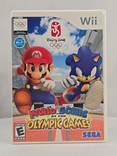 Nintendo Wii Mario  Sonic At The Olympic Games CASE  MANUAL ONLY NO GAME -