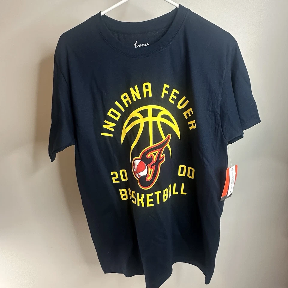 Indiana Fever Women’s Basketball  Blue Tshirt , Large Size (L)  And 1 Med, WNBA - Image 4 of 4