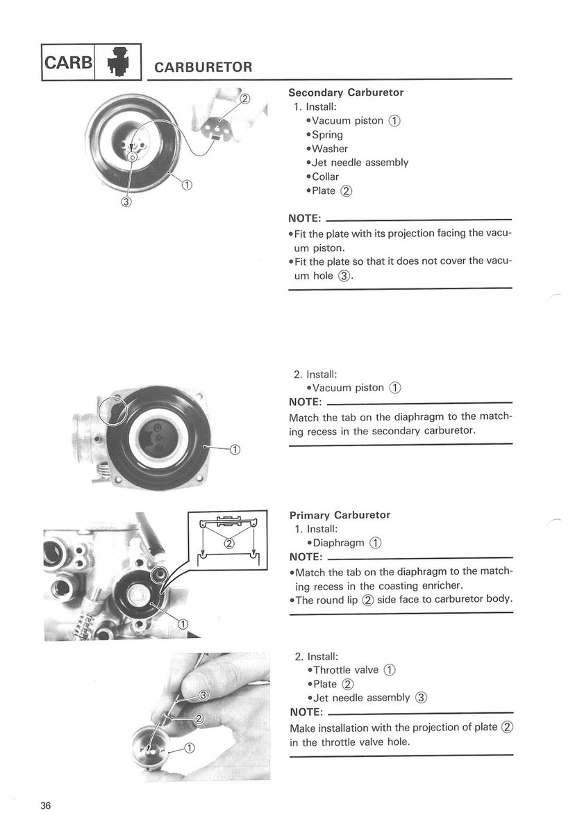 YAMAHA Workshop Manual XT600 Tenere XT600Z 1986 & 1987 Service