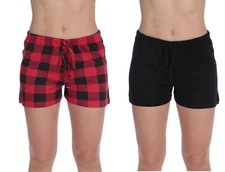 Just Love Women's Pajama Shorts - Comfortable Sleepwear (2 Pack)