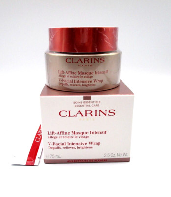 Clarins V Facial Intensive Wrap Depuffs / Relieves / Brightens  2.5 oz  BNIB