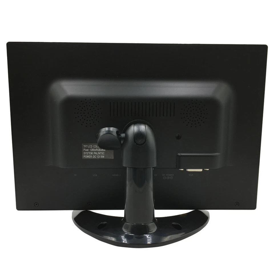 10.1 in CCTV Security Monitor PC IPS Screen 1080P Video HDMI/VGA/USB/MicroSD/AV - Image 3 of 4