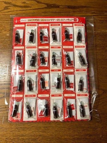 Coca-Cola World Contour Bottle Figures Complete Set Novelty 125th USED/VERYGOOD - 第 1/8 張圖片