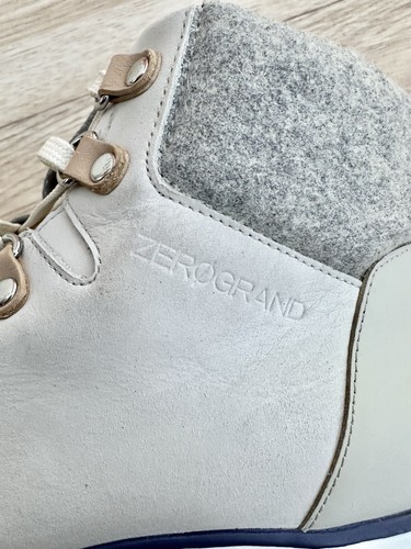 Women's Cole Haan ZeroGrand Suede Hikr Boots Sz 6.5 Vapor Grey Gray Waterproof - Foto 11 di 12