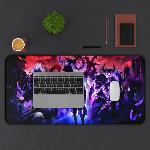 Tapis de Bureau Anime, Tapis de Jeu de Nivellement Solo pour Bureau d'Ordinateur, Grand Tapis de Souris, - Photo 5/16