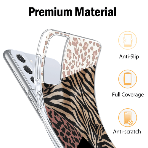 Handyhülle Stoßfest Leopardenmuster Cover für Samsung Galaxy S23 S24 A15 A14 A54 - Bild 36 von 65