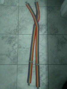 Original Vintage Rainbow 1978 Suspenders just like Mork from Ork never worn !!!