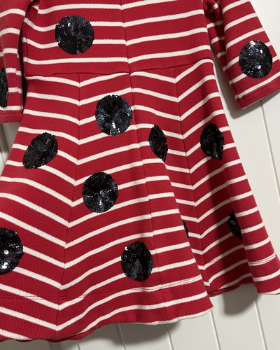 Mini Boden X Roald Dahl Mrs Ladybug & James the Giant Peach Dress sz 4 - 5 Yrs - Picture 4 of 7