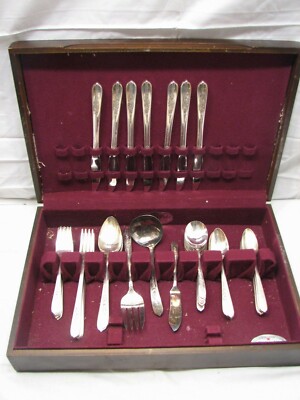 Antique Silverware Flatware Sets Wm Rogers And Son Flatware Value