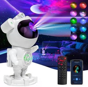 Astronaut Star Projektor Lampe mit Fernbedienung Bluetooth Lautsprecher Nachtlicht