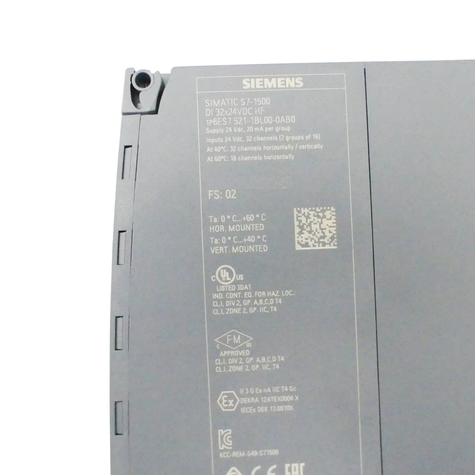 SIEMENS SIMATIC S7 6ES7521-1BL00-0AB0 6ES7 521-1BL00-0AB0 FS: 02 -unused- - Bild 4 von 4
