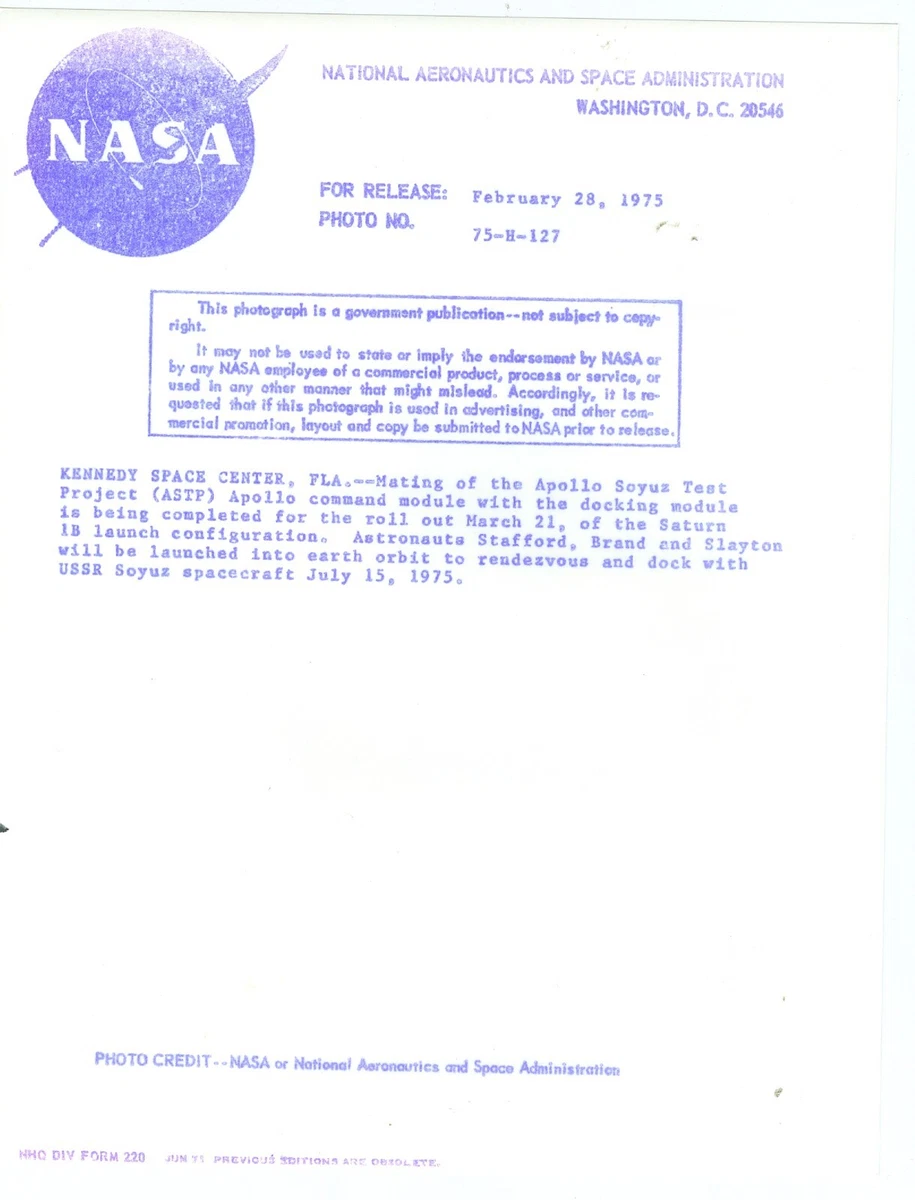 Apollo Spacecraft Launch Configuration