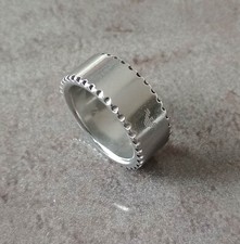 Emporio Armani Ring, Stainless Steel Ring, Mens / Unisex, UK Ring Size T 1/2