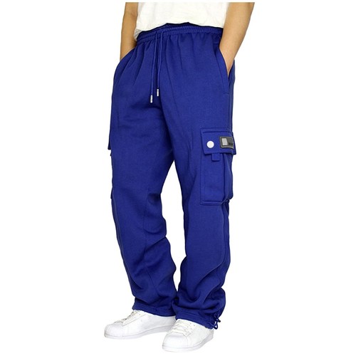 Mens Cargo Pants Casual Joggers Athletic Pants Cotton Loose Straight Sweatpants - Bild 34 von 60