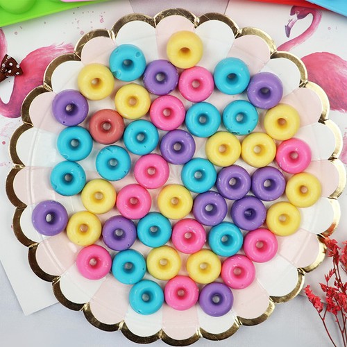 Silicone Mini Donut Pan Chocolate Mould 48 Cavity Candy Muffin Mold Ice Cube UK - Picture 8 of 10