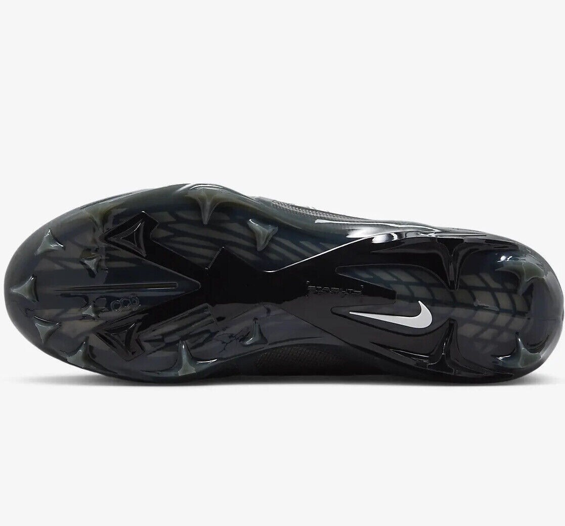 Nike Alpha Menace Elite 3 Black Grey White Football Cleats CT6648