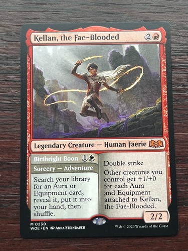 1x KELLAN, THE FAE-BLOODED - Eldraine - MTG - Magic the Gathering