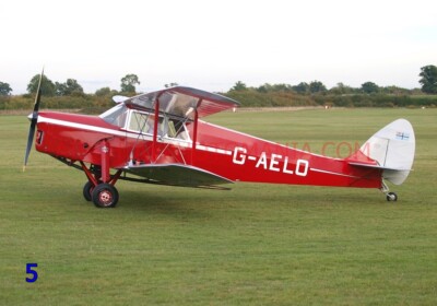 1 X DE HAVILLAND DH-85 DH-87 HORNET MOTH DH-88 COMET 7x5 PHOTOGRAPH