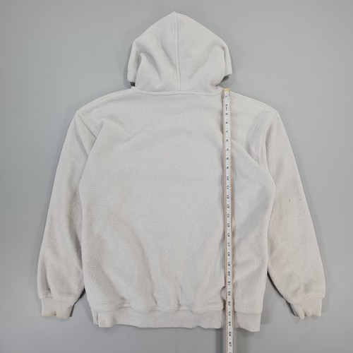 Le coq sportif Mens Fleece Hoodie Grey Medium Long Sleeves Logo Pullover - Picture 10 of 15