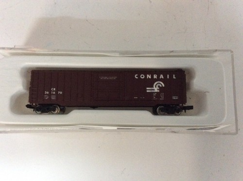 Coche de carga Con-Cor #417102 escala N "Conrail" 50' lado acanalado RD# 361670 | Zustand: New