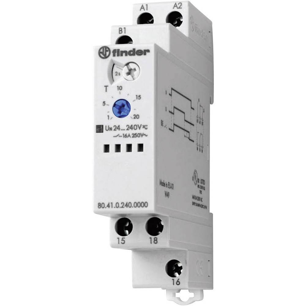 Finder 80.41.0.240.0000 80.41.0.240.0000 Relè temporizzato Monofunzionale 1 pz.