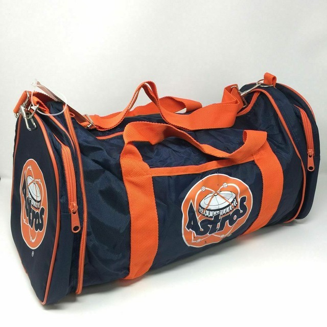 VTG 90s NWT Houston Astros Duffle Bag 2 in 1 Zip Handbag MLB Baseball