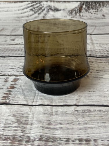 4 Vintage Libbey Tawny Impromptu Juice Glasses 8oz Lowball Tumblers 1980’s Brown - Picture 3 of 5