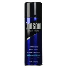 Consort For Men Hair Spray Unscented Extra Hold 8.30 oz Pack of 4 