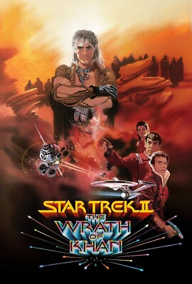 Star Trek II The Wrath of Khan Movie Poster 24 X 36 INCH Sweet!