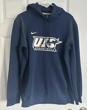 Nike University of Illinois Springfield UIS Basketball Sweatshirt Hoodie Large