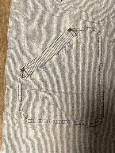 vintage 90s button front denim jumper dress L large shift grunge vtg Railroad - Bild 4 von 12