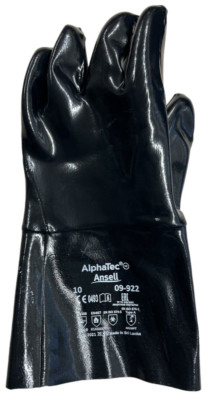 Ansell AlphaTec 09-922 Neopren-Chemikalien Schutz Handschuhe  Gr. 10 / 1 Paar