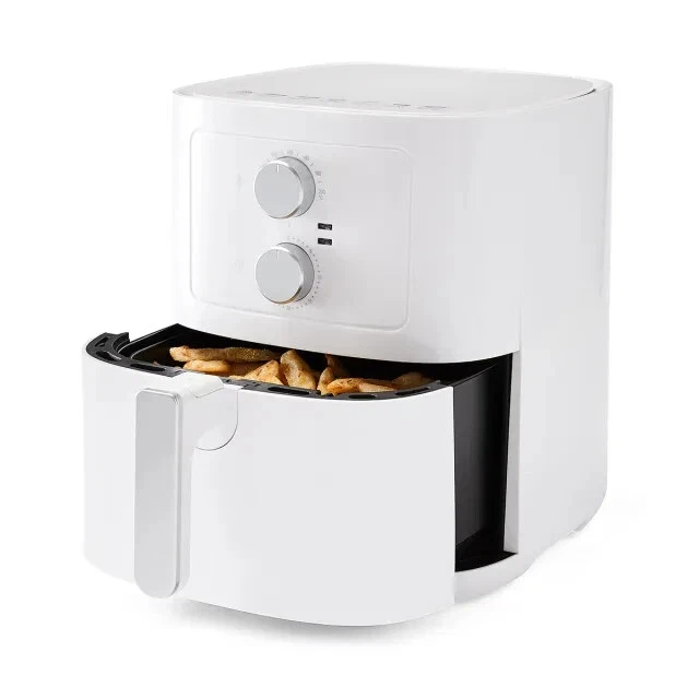 5.75L Air Fryer White Adjustable temperature up to 200 degree 30