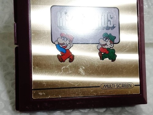 Nintendo Game Watch Multischermo Mario Bros. POKKA MW-56 Pokka 1983 Retrò Vintage - Foto 4 di 10