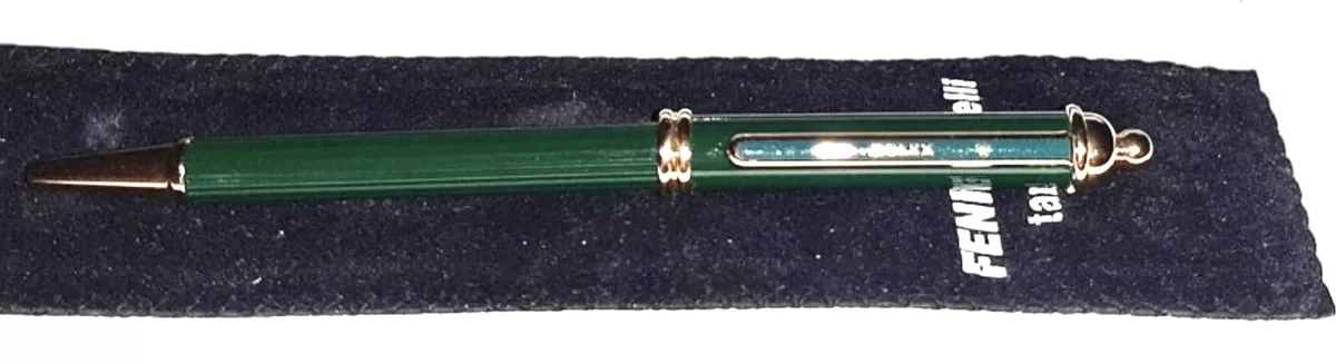 Penne A Biro Collezione PENNA A BIRO ROLEX ELEGANT VERDE E ORO