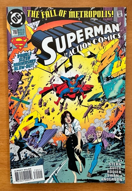 Action Comics #700 1994 DC Comics w/ Superman Anniversary Issue Superb Condition Action Comics #700 1994 DC Comics w/ Superman Anniversary Issue Superb Condition