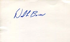 David L. Boren Ok Oklahoma US Senator Congress Governor Signed Autograph