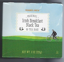 4 X Trader Joe'S Original Irish Breakfast Tea 80 Black Tea Bags per Box 