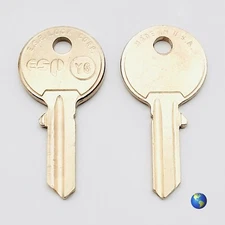 Y6 Key Blanks for Art Metal, Dodge, HON, Pierce-Arrow, Yale, and others (4 Keys)