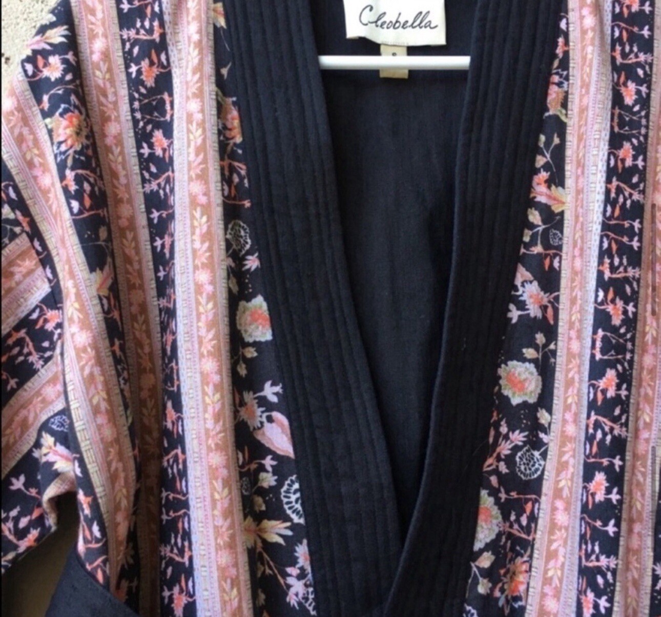 Cleobella Reversible Patchwork Mixed Print Kimono… - image 8