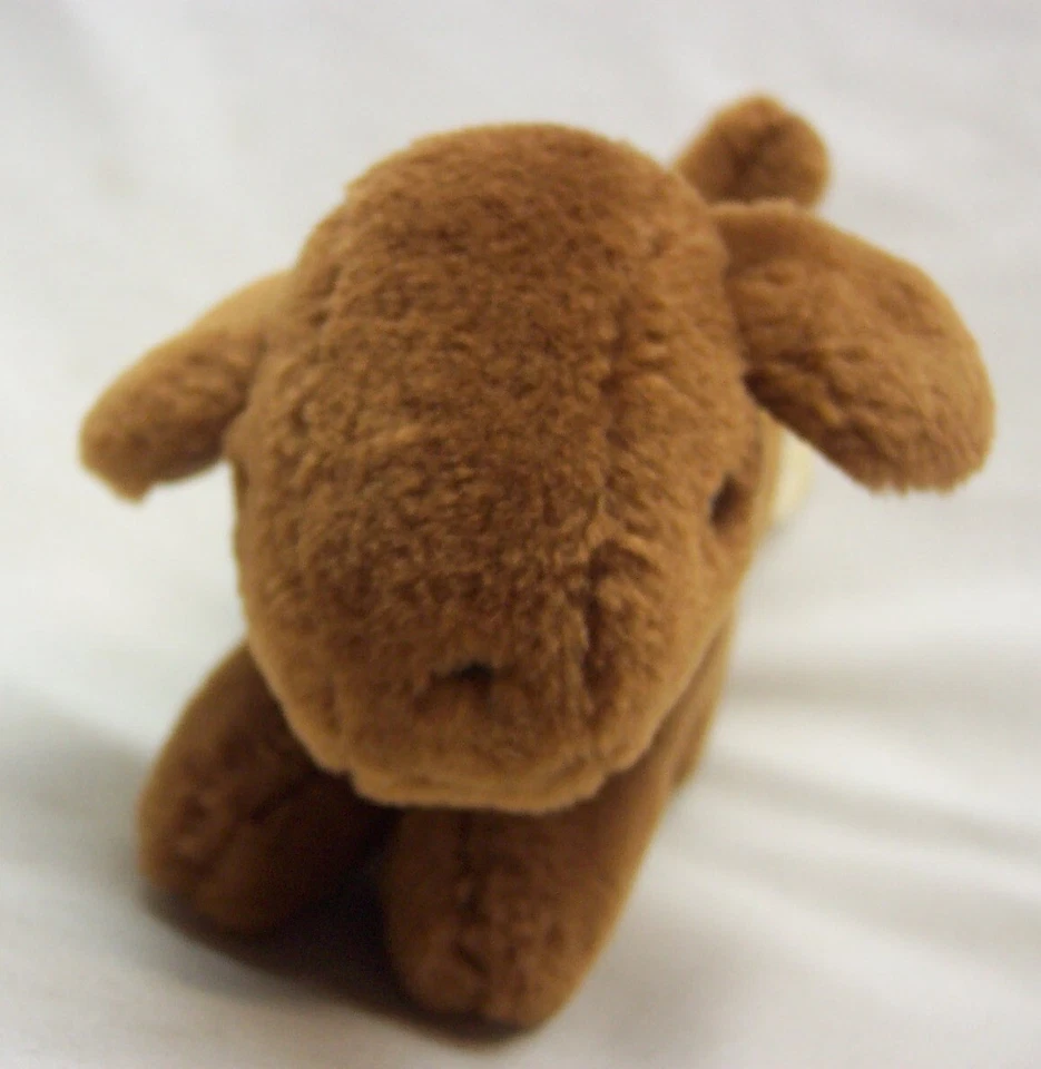 VINTAGE Eden 1994 MADELINE'S BROWN DOG GENEVIEVE 5" Plush STUFFED ANIMAL Toy - Image 3 of 4
