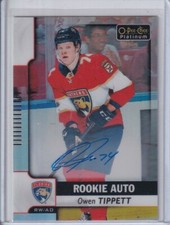 2017-18 O-Pee-Chee Platinum Rookie Autographs Rainbow Owen Tippett RC - PANTHERS