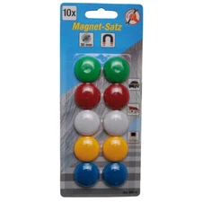 Set Of 10 Magnets Diameter 30Mm - Code Bgs85810 FBGS85810 Kraftmann Workshop