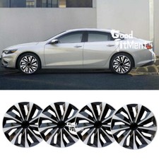 15" Wheel Covers Snap On Full Hub Caps R15 Tire & Steel Rim For Chevrolet Malibu