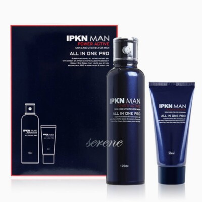 IPKN Man Power Active All In One Pro 120ml +50ml Moisturizing K-Beauty